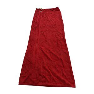 MONDAY Swimwear Palermo Skirt in Chili Pepper Lace Crochet